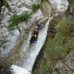 © Toboggan en famille canyoning demi-journée Azéro en Ardèche - Nature Canyon