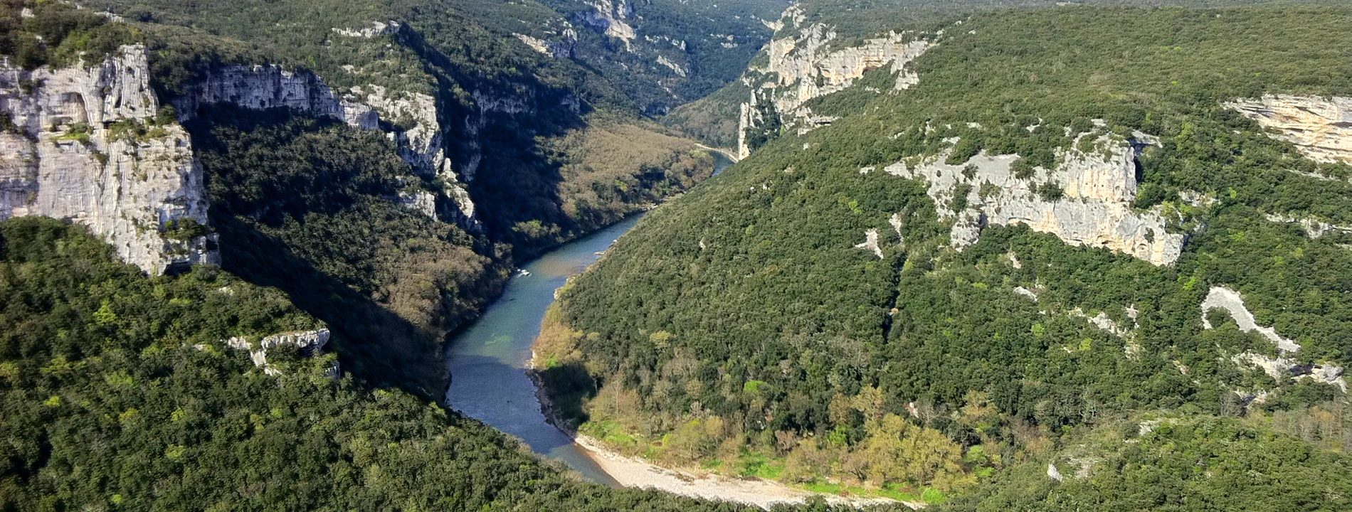 Canoë - Kayak de Chames à St Martin d'Ardèche - 24 km / 1 jour avec Rivière et Nature