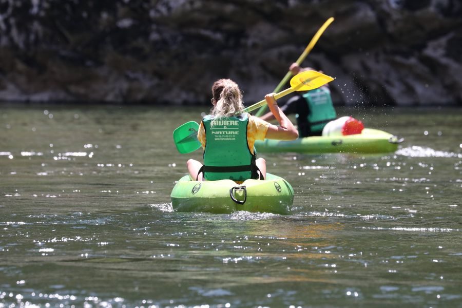 Canoë - Kayak de Vallon à St Martin d'Ardèche - 30 km / 2 jours avec Rivière et Nature