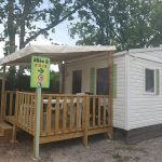 © mobilhome 1 chambre - camping oasis des garrigues