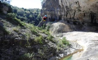 Canyoning de Rochecolombe avec Cimes et Canyons