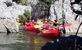 Journée Canoë-kayak "relax" (Ardèche amont 14 kms)