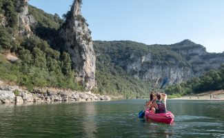 Canoë - Kayak de Vallon à St Martin d'Ardèche - 32 km / 2 jours avec Aigue Vive