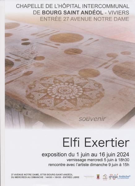 Le Printemps de Bourg 2024 - Exposition Elfi Exertier : Souvenir