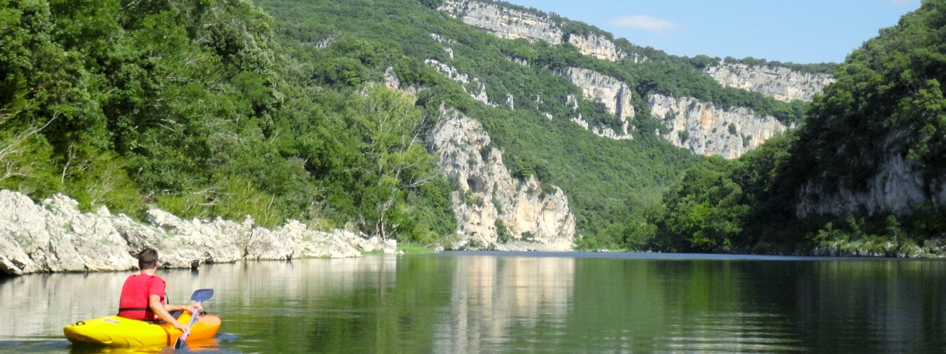 Canoë - Kayak de Vallon à St Martin d'Ardèche - 24 + 7km / 2 jours avec Castor Canoë