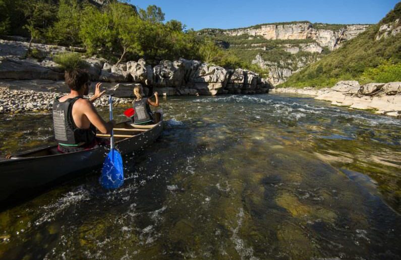 Canoë Gorges de l'Ardèche ©Matthieu Dupont