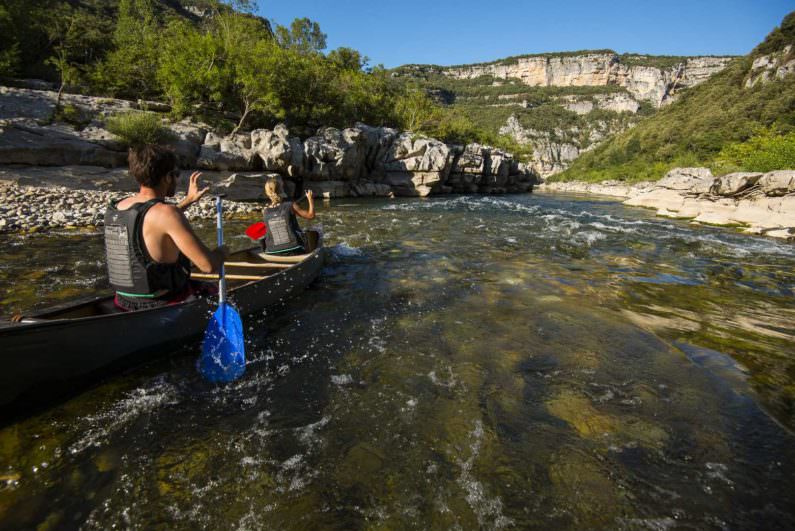 Canoë Gorges de l'Ardèche ©Matthieu Dupont