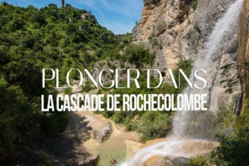 Plonger dans la cascade de Rochecolombe Micro-Aventure en Ardèche