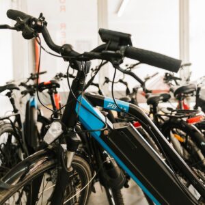 close-up-e-bike-bicycle-store